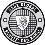 Logo der Gemeinschaft Steirischer Abwasserentsorger "Denk KLObal schütz´ den Kanal"